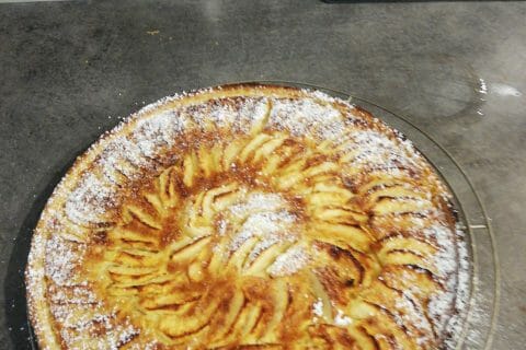 Cliquez pour zoomer ! Tarte normande aux pommes au Thermomix