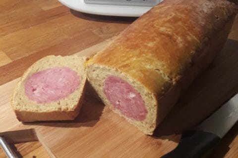 Cliquez pour zoomer ! Saucisson brioché au Thermomix