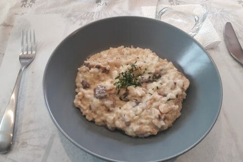 Cliquez pour zoomer ! Risotto poulet et champignons au Thermomix