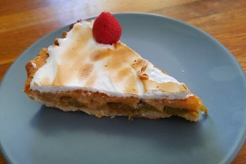 Cliquez pour zoomer ! Tarte à la rhubarbe au Thermomix