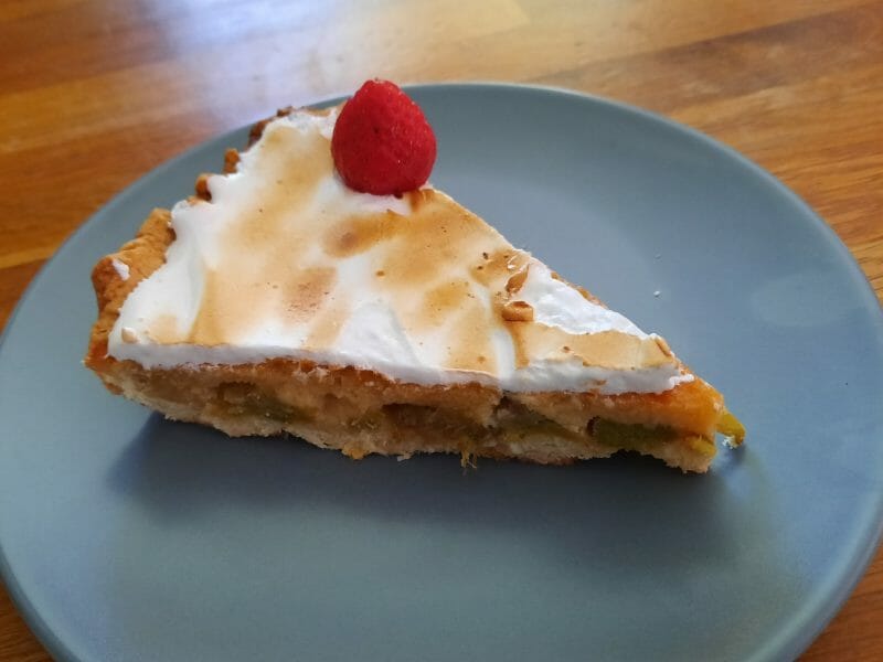 Cliquez pour zoomer ! Tarte à la rhubarbe Thermomix par Anshii