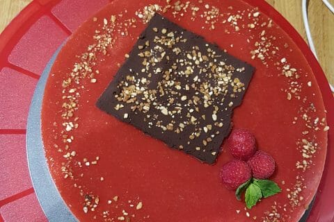 Cliquez pour zoomer ! Bavarois aux fraises Thermomix par Camille