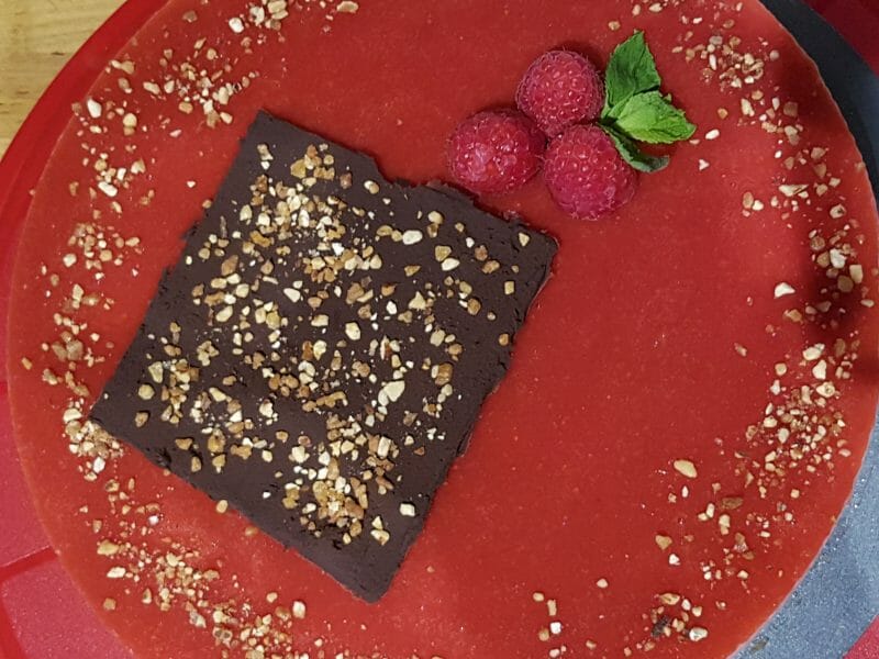 Cliquez pour zoomer ! Bavarois aux fraises Thermomix par Camille