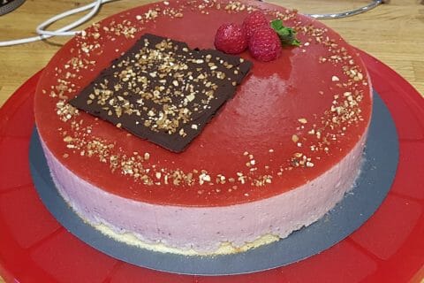 Cliquez pour zoomer ! Bavarois aux fraises Thermomix par Camille