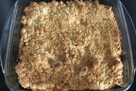 Cliquez pour zoomer ! Crumble courgettes, chèvre et lardons Thermomix par Camille