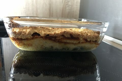 Cliquez pour zoomer ! Crumble courgettes, chèvre et lardons Thermomix par Camille