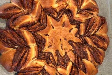 Cliquez pour zoomer ! Brioche étoilée au Nutella Thermomix par Camille