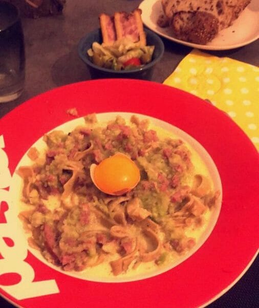 Cliquez pour zoomer ! Pâtes aux courgettes façon carbonara Thermomix par Lorianette25