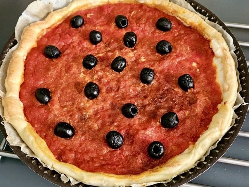 Cliquez pour zoomer ! Tarte brandade et tomate Thermomix par Esteseb