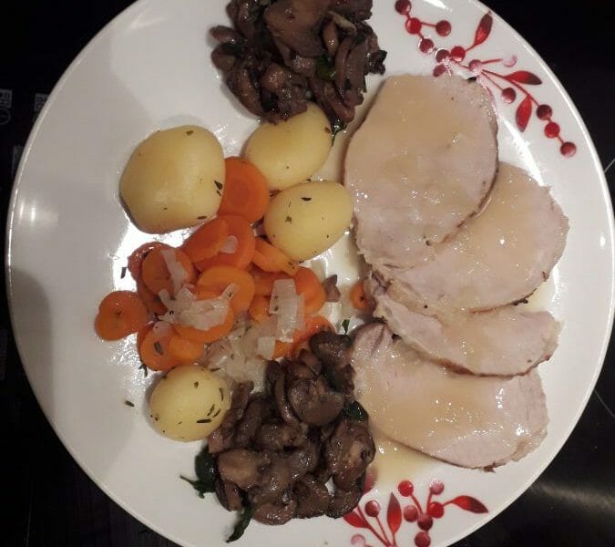 Cliquez pour zoomer ! Roti de porc sauce échalote Thermomix par Anso