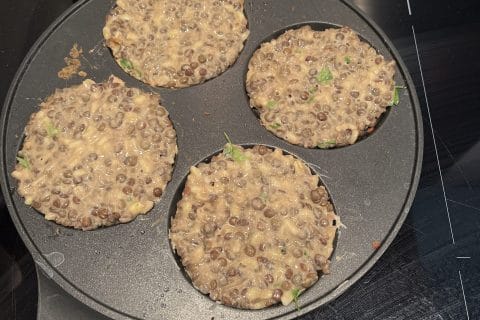 Cliquez pour zoomer ! Galettes de lentilles et quinoa Thermomix par Anso