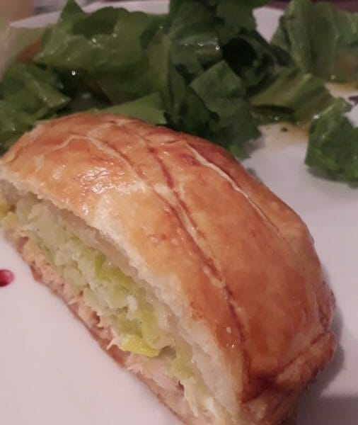Cliquez pour zoomer ! Feuilleté saumon et poireaux Thermomix par Anso