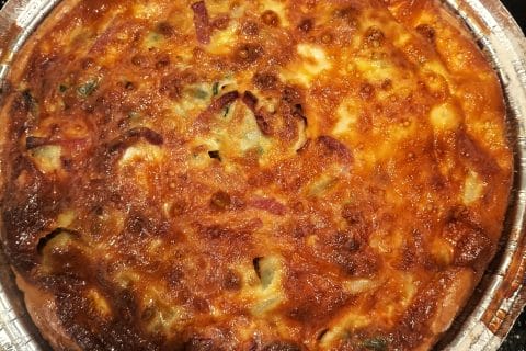 Cliquez pour zoomer ! Gâteau poireaux, lardons et fromage Thermomix par Anso