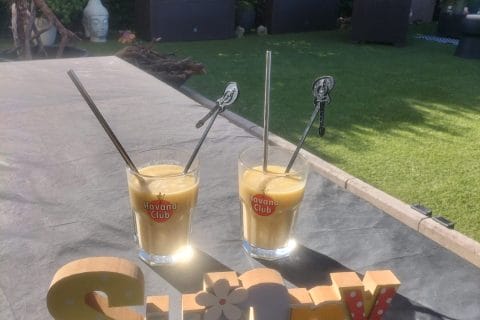 Cliquez pour zoomer ! Smoothie orange, pomme et banane Thermomix par Anso