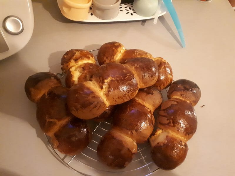 Cliquez pour zoomer ! Cougnou (coquille de Noël) Thermomix par juju1987