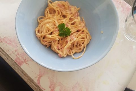 Cliquez pour zoomer ! Pâtes carbonara Thermomix par Elooodie16