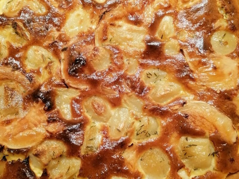 Cliquez pour zoomer ! Tarte à l’ail Thermomix par MarieMei