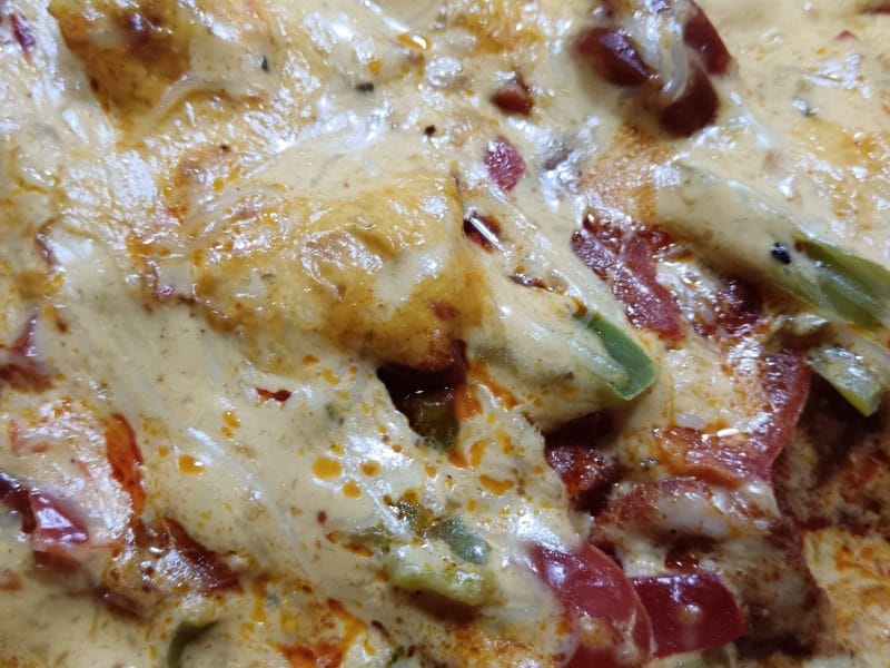 Cliquez pour zoomer ! Poulet à la crème de poivrons Thermomix par MarieMei