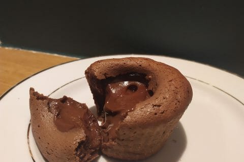 Cliquez pour zoomer ! Fondants aux deux chocolats Thermomix par lapoule01
