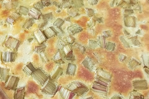 Cliquez pour zoomer ! Tarte à la rhubarbe Thermomix par lapoule01