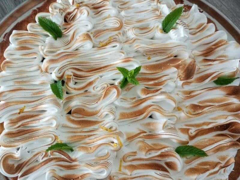 Cliquez pour zoomer ! Tarte à la rhubarbe Thermomix par lapoule01