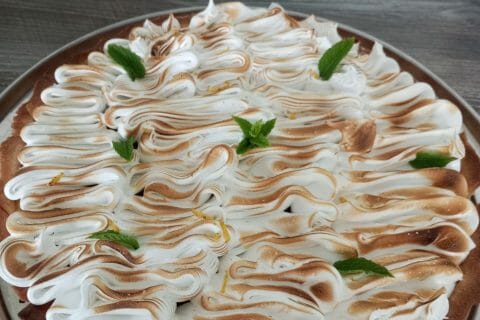 Cliquez pour zoomer ! Tarte à la rhubarbe Thermomix par lapoule01