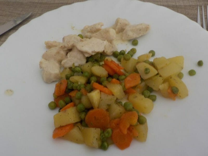 Cliquez pour zoomer ! Jardinière de légumes aux lardons Thermomix par Sab41