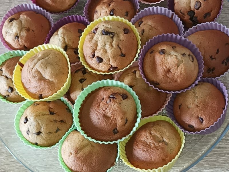 Cliquez pour zoomer ! Cake banane et pépites de chocolat Thermomix par Tifnit