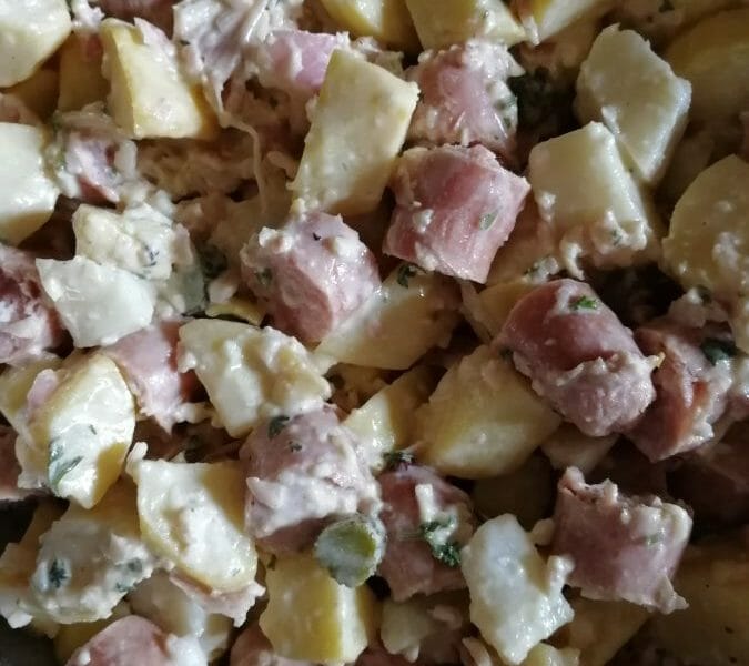 Cliquez pour zoomer ! Salade strasbourgeoise Thermomix par Pierrick.