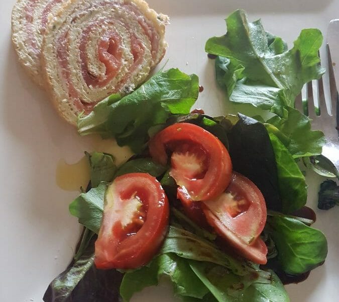 Cliquez pour zoomer ! Roulé aux courgettes et au saumon fumé Thermomix par Nath'