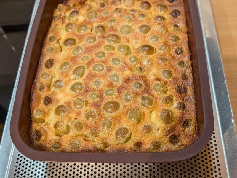 Cliquez pour zoomer ! Clafoutis aux raisins frais Thermomix par Chef Papoum