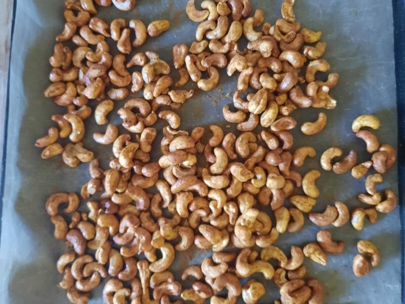 Cliquez pour zoomer ! Noix de cajou grillées au curry Thermomix par Chef Papoum