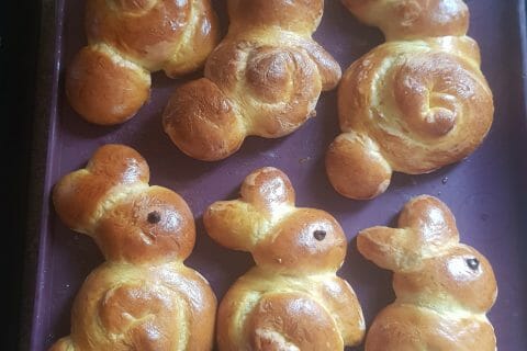 Cliquez pour zoomer ! Brioches lapin de Pâques Thermomix par helenah61