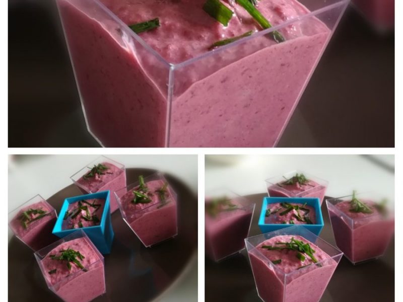 Cliquez pour zoomer ! Verrines de betterave Thermomix par Cocotte 49