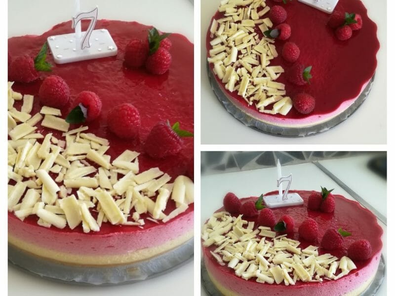 Cliquez pour zoomer ! Bavarois aux framboises Thermomix par Cocotte 49