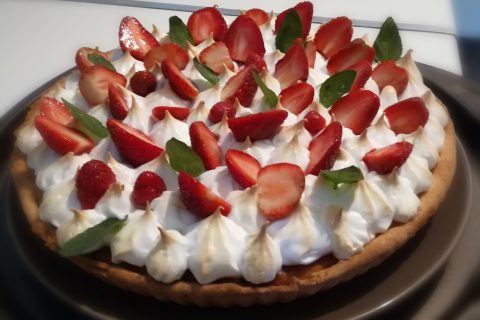 Cliquez pour zoomer ! Tarte à la rhubarbe Thermomix par Cocotte 49
