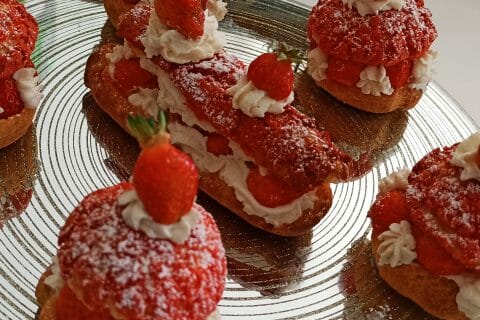 Cliquez pour zoomer ! Éclairs fraises chantilly Thermomix par Cocotte 49