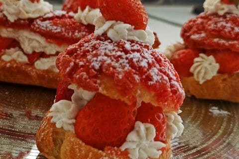 Cliquez pour zoomer ! Éclairs fraises chantilly Thermomix par Cocotte 49