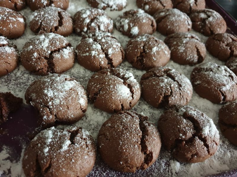 Cliquez pour zoomer ! Craquelés au chocolat Thermomix par aline.lilly