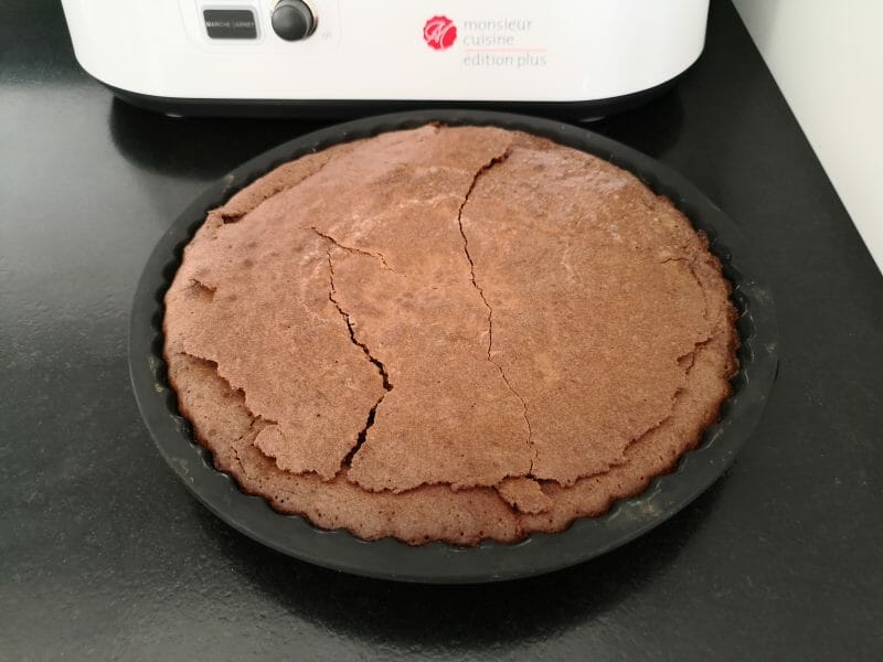 Cliquez pour zoomer ! Gâteau macaroné au chocolat Thermomix par Barbara45