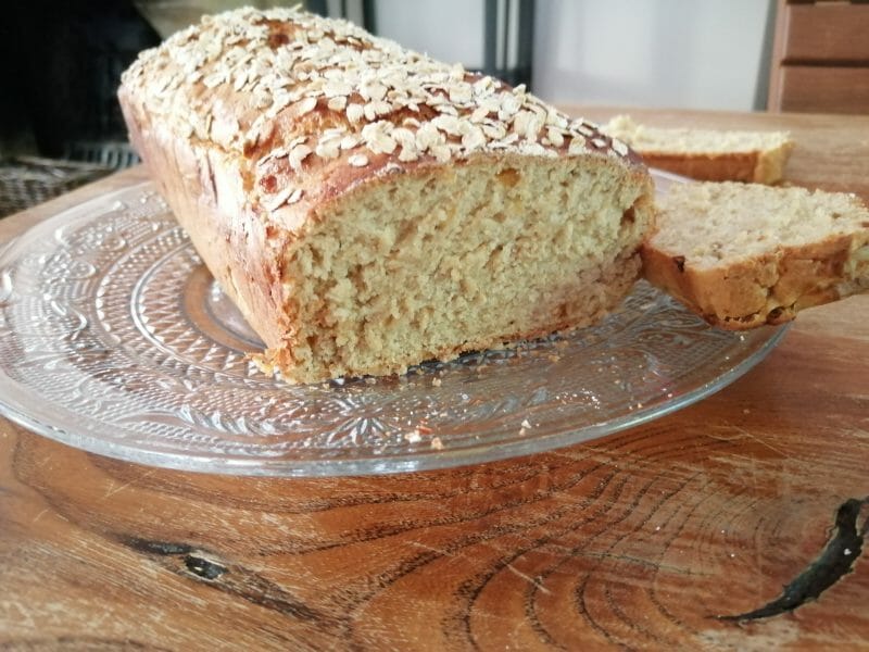 Cliquez pour zoomer ! Pain aux flocons d’avoine et au miel Thermomix par momix49100