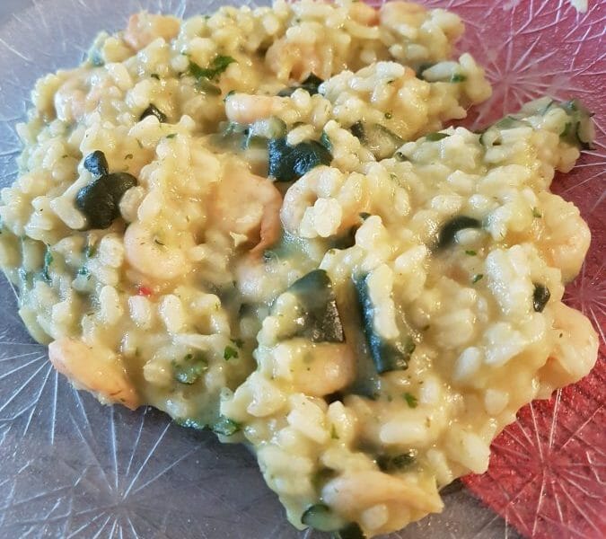 Cliquez pour zoomer ! Risotto courgettes et crevettes Thermomix par Filo77