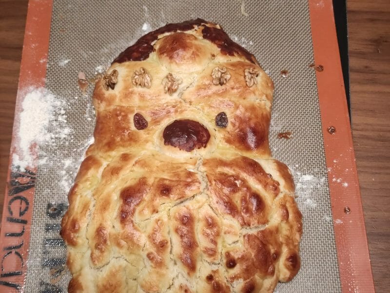 Cliquez pour zoomer ! Brioche Père Noël Thermomix par ad696