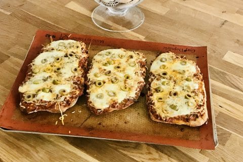 Cliquez pour zoomer ! Fougasse olives et lardons Thermomix par Crac-91