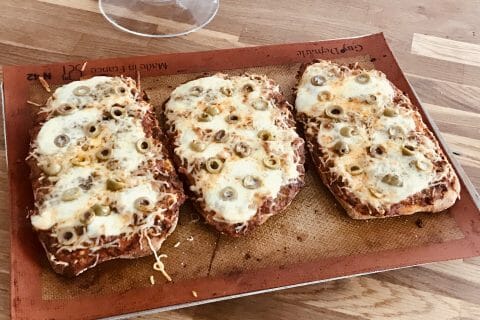 Cliquez pour zoomer ! Fougasse olives et lardons Thermomix par Crac-91