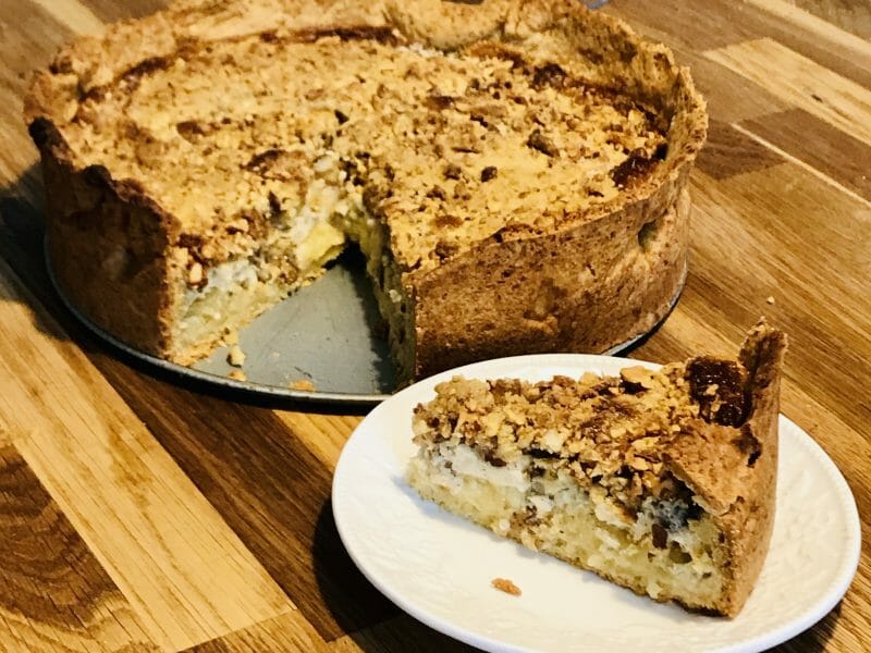 Cliquez pour zoomer ! Tarte aux pommes façon crumble Thermomix par Crac-91