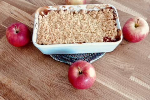 Cliquez pour zoomer ! Crumble aux Pommes Thermomix par Crac-91