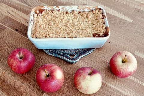 Cliquez pour zoomer ! Crumble aux Pommes Thermomix par Crac-91