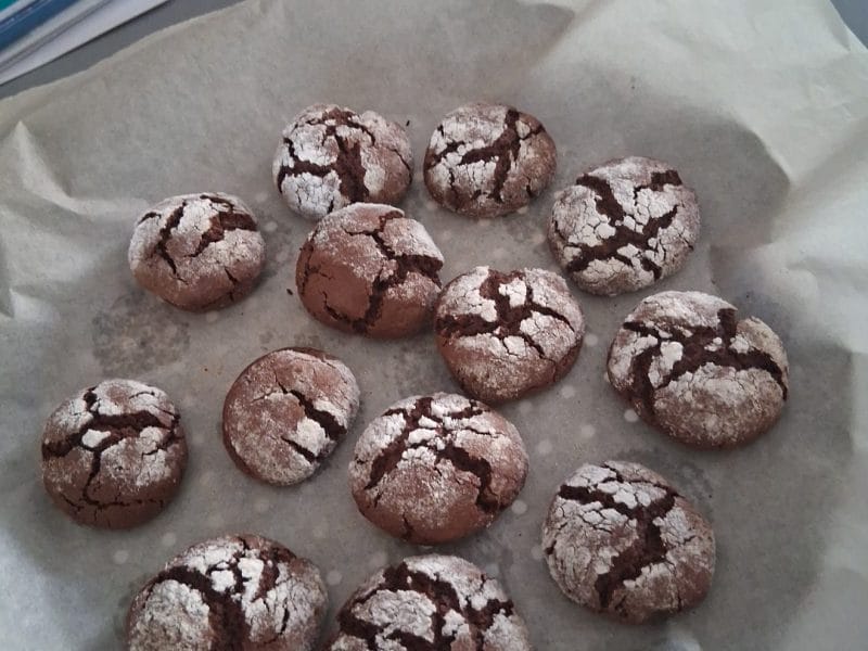 Cliquez pour zoomer ! Craquelés au chocolat Thermomix par akirakiri