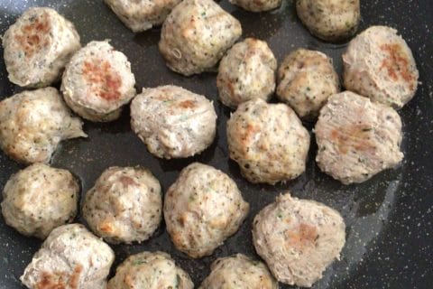Cliquez pour zoomer ! Boulettes de dinde, courgettes et cumin Thermomix par akirakiri
